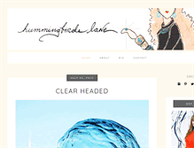 Tablet Screenshot of hummingbirds-lane.com